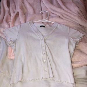 White Brandy Button Up